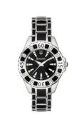 Bulova Women's 98R129 Diamond Accented Case Bracelet Black Dial Watch