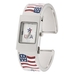 รูปย่อ Geneva Platinum Patriotic Flag Cuff Watch รูปที่1