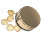 3/4 lb Macadamia Nuts Tin - Gold รูปที่ 1