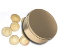 1 and 1/2 lb Macadamia Nuts Tin - Gold