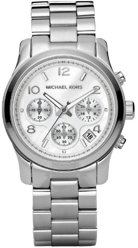 Michael Kors Mother of Pearl Dial Stainless Steel Chronograph Mens Watch MK5304 รูปที่ 1