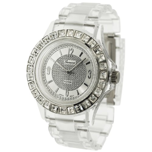 Geneva Platinum Women's Clear Link Watch รูปที่ 1