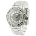 Geneva Platinum Women's Clear Link Watch