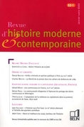 Revue D Histoire Moderne Et Contemporaine Magazine