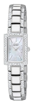 Citizen Women's EG2710-89D Eco-Drive Normandie White Resin Watch