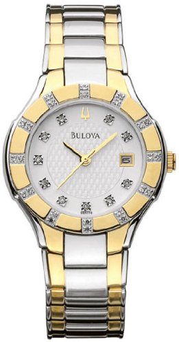 Bulova Women's 98R119 Diamond Accented Two-Tone Watch รูปที่ 1