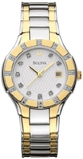 Bulova Women's 98R119 Diamond Accented Two-Tone Watch