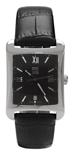 ESQ by Movado Men's 7301276 Verona Black Genuine Leather Strap Watch รูปที่ 1