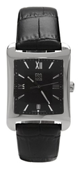 ESQ by Movado Men's 7301276 Verona Black Genuine Leather Strap Watch