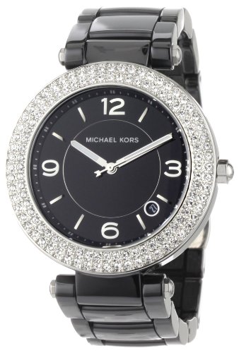 Michael Kors Ceramic Black Dial Ladies Watch MK5309 รูปที่ 1