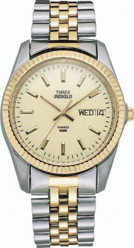 Timex Men's T32747 Classic Two-Tone Stainless Steel Bracelet Watch รูปที่ 1