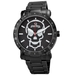 รูปย่อ Just Bling Men's JB-8100-G "Nitro Beatz Black" Skull Diamond Watch รูปที่1