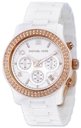 Michael Kors White Ceramic White Dial Ladies Watch MK5269