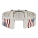 รูปย่อ Geneva Platinum Patriotic Flag Cuff Watch รูปที่2