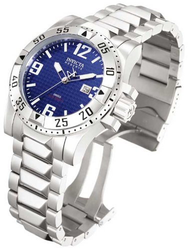 Invicta Mens Signature Reserve Excursion Bracelet Watch Blue Dial 7263 - Invicta 7263 รูปที่ 1