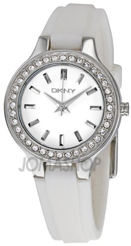 DKNY White Dial White Strap Ladies Watch NY8144 รูปที่ 1