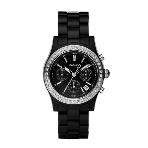 DKNY Black Dial Chronograph Ladies Watch NY8166 รูปที่ 1