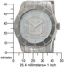 รูปย่อ Marc Ecko Men's E11524G1 The Utmost 3-Hand Silver Bracelet Watch รูปที่4