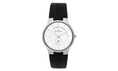 Skagen Men's 433LSLC Black Leather Watch