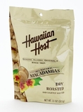 Hawaiian Host MACADAMIA NUTS - Dry Roasted & Lightly Salted, LARGE 11 oz (Resealable Bag)