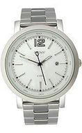 DKNY Steel Bracelets White Dial Men's watch #NY1442