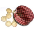 3/4 lb Macadamia Nuts Tin - Plaid