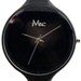 รูปย่อ New Women's Alloy Metal Black Bangle Watch Featuring a Clasp Closure รูปที่3