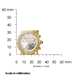 รูปย่อ Invicta Women's 5371 Angel Diamond Gold-Tone Chronograph Watch รูปที่5