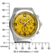 รูปย่อ Fujitime Men's M2719S-A ''Sensoji Series'' Yellow Chronograph Stainless Steel Watch รูปที่5