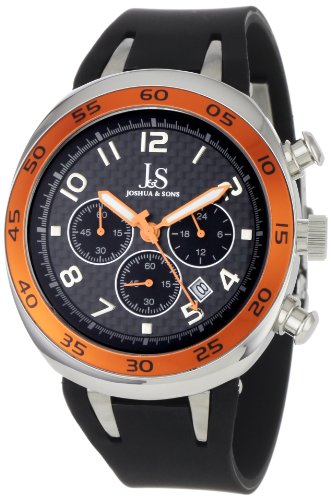 Joshua & Sons Men's JS716OR Chronograph Carbon Fiber Watch รูปที่ 1