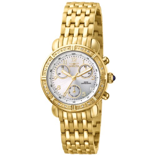 Invicta Women's 5371 Angel Diamond Gold-Tone Chronograph Watch รูปที่ 1