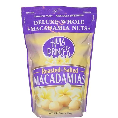 Hula Princess Roasted/Salted Macadamias - 24 oz รูปที่ 1