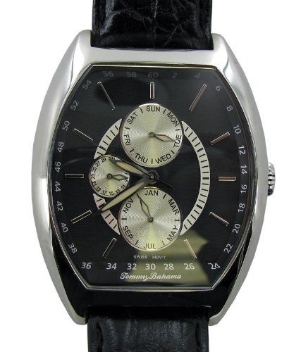 Tommy Bahama Men's TB1102 Black Dial Multi Function Watch รูปที่ 1