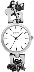 DKNY Charm Bracelet White Dial Women's watch #NY8028