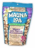 Mauna Loa Macadamia Nuts, Wasabi and Teriyaki, Large 12-Ounce (Resealable Bag)