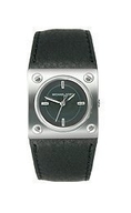 Michael Kors Leather Black Strap Black Dial Women's watch #MK2202