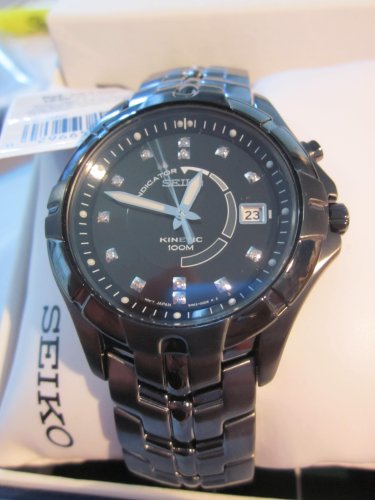 Seiko Mens Diamond Kinetic Watch SKA405 รูปที่ 1