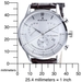 รูปย่อ Edox Men's  01505 3 AIN Chronograph Retrograde Les Vauberts Watch รูปที่4