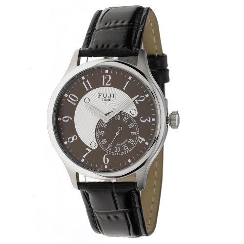 Fujitime Men's M3322L-C ''Takao Series'' Automatic Stainless Steel Leather Watch รูปที่ 1