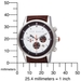 รูปย่อ Ted Baker Men's TE1015 Sophistica-Ted Round Chronograph Leather Strap Watch รูปที่4