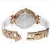 รูปย่อ AK Anne Klein Women's 109652RGWT Rosegold-Tone White Plastic Bezel and Bangle Bracelet Watch รูปที่2