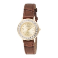 Dufonte Women's 73045CH Sunray Brown Strap Watch