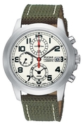 Pulsar Men's PF8193 Chronograph Camo Green Strap Watch