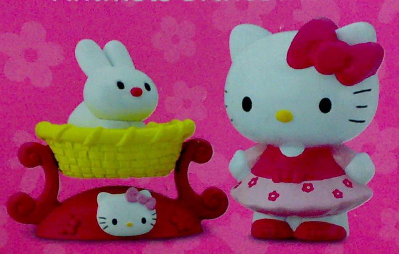 โมเดล Hello Kitty เพลเซท มีหลายแบบให้สะสม ลิขสิทธิ์แท้  รูปที่ 1
