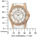 รูปย่อ AK Anne Klein Women's 109588RGWT Swarovski Crystal Accented Rosegold-Tone White Ceramic Watch รูปที่4