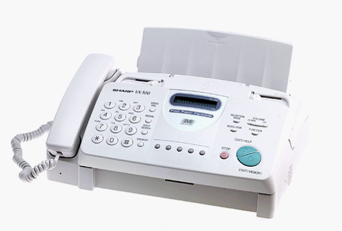Sharp UX300 Plain Paper Fax Machine รูปที่ 1