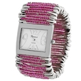 Geneva Women's Platinum Safety Pin Stretch Watch