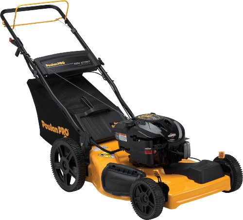 Poulan Pro PR625Y22RKP 22-Inch 190cc Briggs & Stratton 625 Series Gas Powered Side Discharge/Mulch/Bag FWD Self Propelled Lawn Mower With Electric Start รูปที่ 1