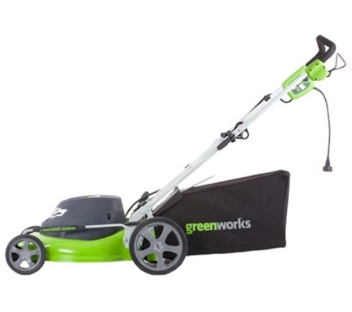 Greenworks 25022 20-Inch 12 Amp Electric Bag/Mulch/Side Discharge Lawn Mower รูปที่ 3