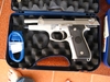 รูปย่อ Beretta 92fs สีขาว Stainless รูปที่3